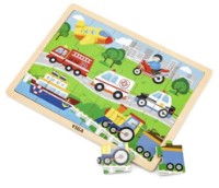 Пазл Viga 24 Vehicles (51462) фото №2 — интернет-магазин Desire.md