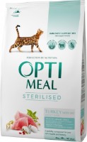Hrană uscată pentru pisici Optimeal Adult Cat Sterilised Turkey & Oats 4kg