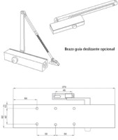 Amortizor pentru uși Dorcas DС4-HO Black imaginea #2 — magazin online Desire.md