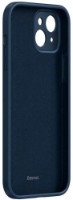 Чехол Baseus Liquid Silica Gel Protective Case For iPhone 13 Blue (ARYT000603) фото №2 — интернет-магазин Desire.md