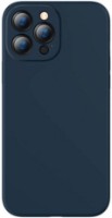 Husa de protecție Baseus Liquid Silica Gel Protective Case For iPhone 13 Pro Max Blue imaginea #1 — magazin online Desire.md