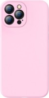 Чехол Baseus Liquid Silica Gel Protective Case For iPhone 13 Pro Max Pink