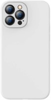 Husa de protecție Baseus Liquid Silica Gel Protective Case For iPhone 13 Pro White