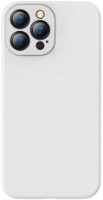 Husa de protecție Baseus Liquid Silica Gel Protective Case For iPhone 13 Pro White imaginea #1 — magazin online Desire.md