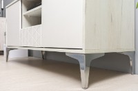 Comodă TV Моби Марцыпан 13.265 Stejar Alb Craft/Shagreen Patina imaginea #3 — magazin online Desire.md