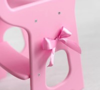Стульчик для кормления Манюня Diamond Princess Pink (72119)