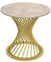 Măsuţă cafea Deco Felicia Cleaf 50 Gold imaginea #1 — magazin online Desire.md