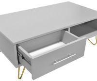 Журнальный столик Deco Mia White/Gold Legs фото №3 — интернет-магазин Desire.md