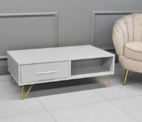 Журнальный столик Deco Mia White/Gold Legs фото №4 — интернет-магазин Desire.md