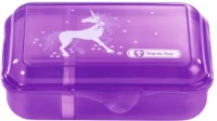 Cutie sandwich pentru școală Step by Step Unicorn Lunch Box Lilac (139288)