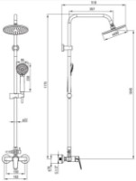 Set pentru duș Deante Boro NER N1RK imaginea #2 — magazin online Desire.md