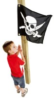 Steag cu sistem de ridicare PlayPark Pirate Flag 550x450 mm imaginea #2 — magazin online Desire.md