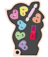 Paleta de farduri de pleoape Clementoni (18631) imaginea #3 — magazin online Desire.md