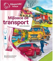 Развивающая книжка для малышей Raspundel Istetel Mijloace de transport (9788088317876)