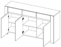 Comodă Fadome Roma ROM12 imaginea #3 — magazin online Desire.md