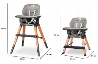 Scaun de masa Lionelo Mona Black Onyx imaginea #7 — magazin online Desire.md