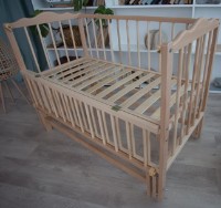 Кроватка Кузя Ангелина-2 Natural фото №2 — интернет-магазин Desire.md