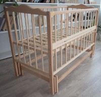 Кроватка Кузя Ангелина-2 Natural фото №4 — интернет-магазин Desire.md