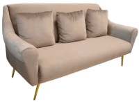 Диван Deco Gloriosa 3 MS01-36 + Gold Leg фото №2 — интернет-магазин Desire.md