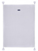Plapumă pentru bebeluși Womar Zaffiro Wafel+Tassel 75x100cm Grey