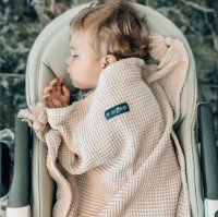 Plapumă pentru bebeluși Womar Zaffiro Wafel+Tassel 75x100cm Pink imaginea #2 — magazin online Desire.md