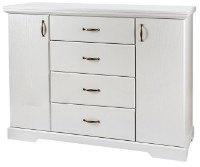 Comodă Alfa Mobila Novella White imaginea #1 — magazin online Desire.md