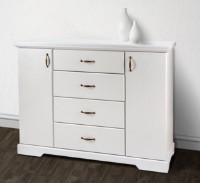 Comodă Alfa Mobila Novella White imaginea #2 — magazin online Desire.md