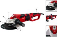 Углошлифовальная машина Einhell TE-AG 230 2350W фото №2 — интернет-магазин Desire.md