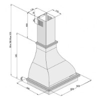 Вытяжка Fabiano Rustico 60 Ivory фото №2 — интернет-магазин Desire.md