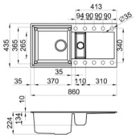 Кухонная мойка Elleci Easy 425 51 Avena (LGY42551) фото №2 — интернет-магазин Desire.md