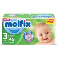 Scutece Molfix Midi 3/45pcs