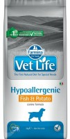 Hrană uscată pentru câini Farmina Vet Life Hypoallergenic Fish & Potato 2kg
