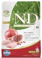 Сухой корм для кошек Farmina N&D Prime Chicken & Pomegranate Kitten 1.5kg фото №1 — интернет-магазин Desire.md