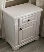 Noptieră Alfa Mobila Romance White Wood imaginea #1 — magazin online Desire.md