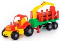 Трактор с полуприцепом-лесовозом Полесье Крепыш (44815) фото №2 — интернет-магазин Desire.md