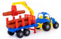 Трактор с полуприцепом-лесовозом Полесье Крепыш (44815) фото №4 — интернет-магазин Desire.md