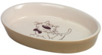 Миска для кошек Nobby Light Brown (73638)