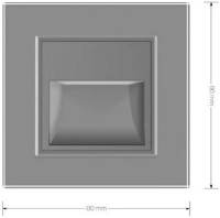 Встраиваемый светильник для лестницы Livolo VL-C701JD-15 Grey фото №2 — интернет-магазин Desire.md