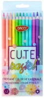 Creioane colorate Daco 12pcs (CC412P)