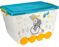 Cutie depozitare pentru jucării M Plastika Octo 50L (М2551) imaginea #2 — magazin online Desire.md