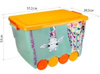 Cutie depozitare pentru jucării M Plastika Octo 50L (М2551) imaginea #3 — magazin online Desire.md