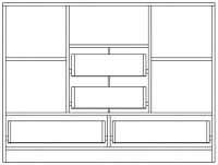 Детский комод Yasen Дисней 2Д4Ш Графит Серый/Дуб Крафт Белый фото №3 — интернет-магазин Desire.md