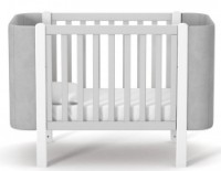 Pătuţ Veres LD5 Monaco Velor White\Gray (05.3.1.212.17)