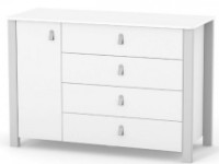 Comodă Veres Monaco 1200 White\Gray (35.2.351.2.17)