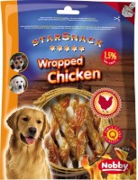 Snackuri pentru câini Nobby StarSnack Barbecue Wrapped Chicken 375g