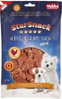 Snackuri pentru câini Nobby StarSnack Chicken Salami Slice 70g