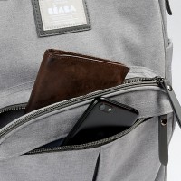 Geanta pentru mama Beaba Wellington Heather Grey (940262) imaginea #2 — magazin online Desire.md