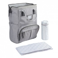 Geanta pentru mama Beaba Wellington Heather Grey (940262) imaginea #3 — magazin online Desire.md
