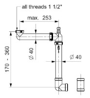 Sifon pentru lavoar Reginox R26618 imaginea #2 — magazin online Desire.md