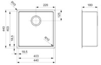Кухонная мойка Reginox New York 40X40 (L) OKG фото №2 — интернет-магазин Desire.md